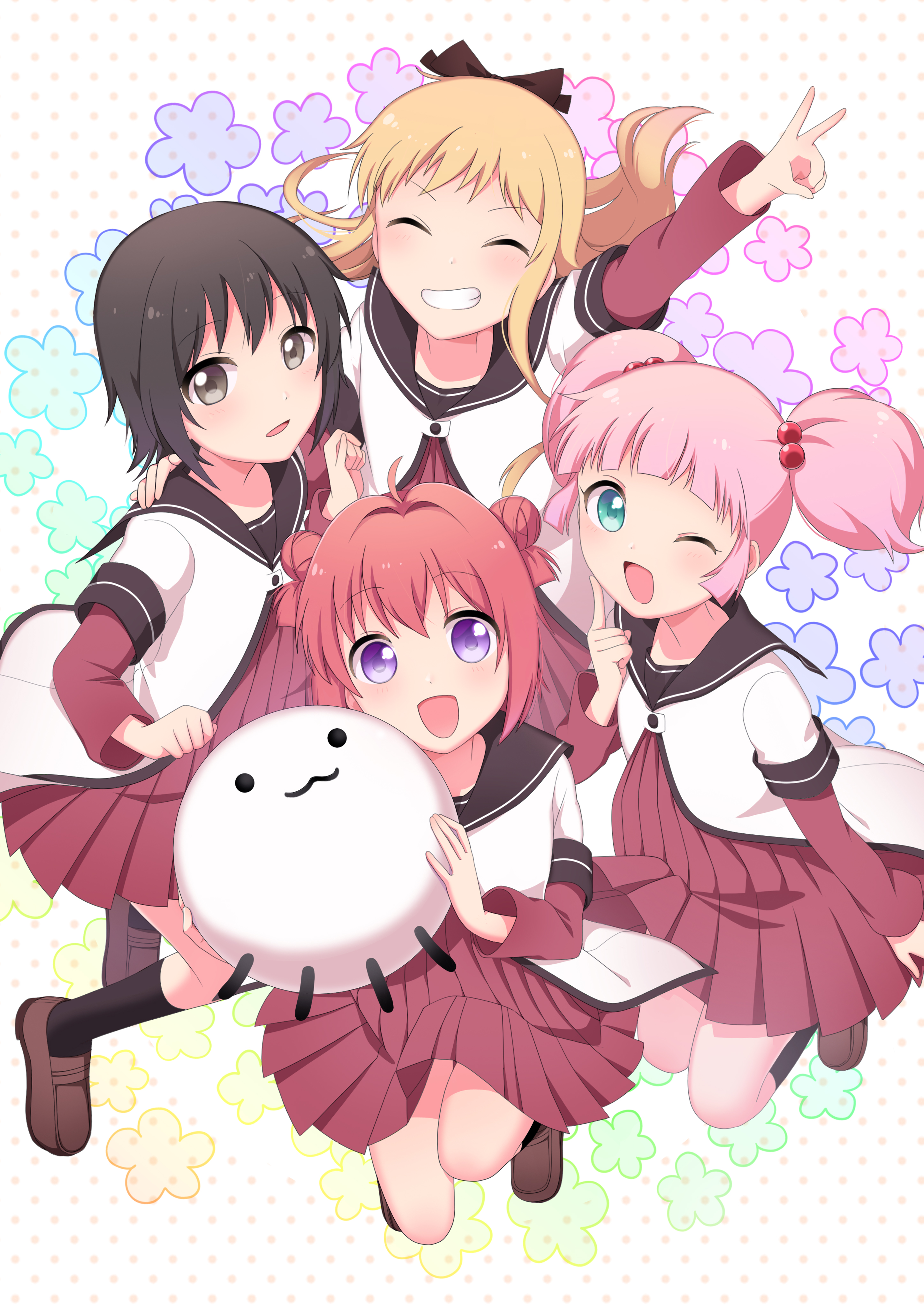 nnn yryr yuru yuri akaza akari funami yui toshinou kyouko 